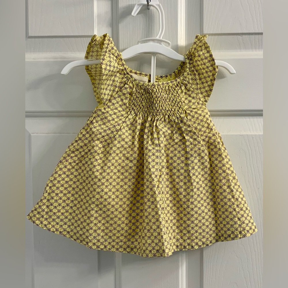 Yellow Summer Dress, Size 0-3 Months